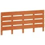 Wax brown solid pine wood bed headboard 180 cm by , Headboards and footboards - Ref: Foro24-844448, Price: 49,74 €, Discount: %