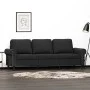 3-Sitzer-Sofa aus schwarzem Samt, 180 cm von , Sofas - Ref: Foro24-359544, Preis: 327,18 €, Rabatt: %