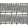 5-panel gray synthetic rattan screen by , Room dividers - Ref: Foro24-365398, Price: 127,04 €, Discount: %