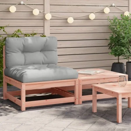 Sofá de jardín sin reposabrazos con cojines y reposapiés by , Modular outdoor sofas - Ref: Foro24-838139, Price: 105,92 €, Di...
