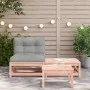 Sofá de jardín sin reposabrazos con cojines y reposapiés by , Modular outdoor sofas - Ref: Foro24-838139, Price: 105,92 €, Di...