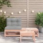 Sofá de jardín sin reposabrazos con cojines y reposapiés by , Modular outdoor sofas - Ref: Foro24-838139, Price: 106,87 €, Di...