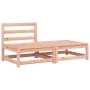 Sofá de jardín sin reposabrazos con cojines y reposapiés by , Modular outdoor sofas - Ref: Foro24-838139, Price: 105,92 €, Di...