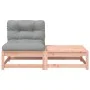 Sofá de jardín sin reposabrazos con cojines y reposapiés by , Modular outdoor sofas - Ref: Foro24-838139, Price: 105,92 €, Di...