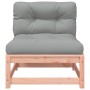 Sofá de jardín sin reposabrazos con cojines y reposapiés by , Modular outdoor sofas - Ref: Foro24-838139, Price: 106,87 €, Di...