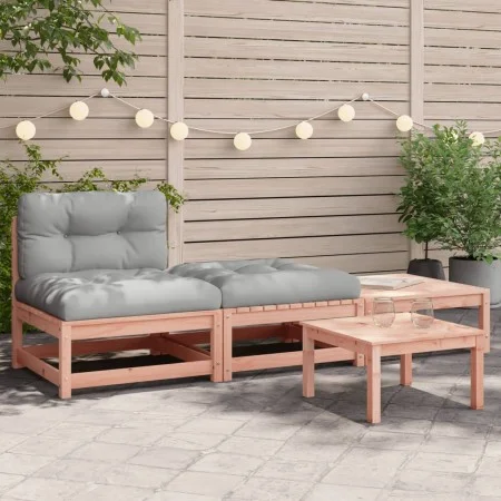 Sofá de jardín sin reposabrazos con cojines y reposapiés by , Modular outdoor sofas - Ref: Foro24-838147, Price: 147,47 €, Di...