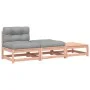 Sofá de jardín sin reposabrazos con cojines y reposapiés by , Modular outdoor sofas - Ref: Foro24-838147, Price: 147,47 €, Di...