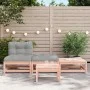 Sofá de jardín sin reposabrazos con cojines y reposapiés by , Modular outdoor sofas - Ref: Foro24-838147, Price: 147,47 €, Di...