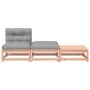 Sofá de jardín sin reposabrazos con cojines y reposapiés by , Modular outdoor sofas - Ref: Foro24-838147, Price: 147,47 €, Di...
