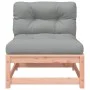 Sofá de jardín sin reposabrazos con cojines y reposapiés by , Modular outdoor sofas - Ref: Foro24-838147, Price: 147,47 €, Di...