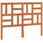 Cabecero de cama madera maciza de pino marrón cera 135 cm de , Cabeceros y pies de cama - Ref: Foro24-844260, Precio: 41,36 €