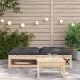 Garden stools with cushions 2 pcs solid pine wood by , Modular outdoor sofas - Ref: Foro24-838101, Price: 106,54 €, Discount: %