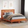 Bettkopfteil aus massivem, wachsbraunem Kiefernholz, 150 cm von , Kopf- und Fußteile - Ref: Foro24-844446, Preis: 50,69 €, Ra...
