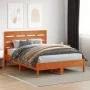 Cabecero de cama madera maciza de pino marrón cera 150 cm de , Cabeceros y pies de cama - Ref: Foro24-844446, Precio: 45,15 €...