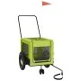 Pet Bicycle Trailer Iron Oxford Cloth Green Black by , pet strollers - Ref: Foro24-93934, Price: 87,33 €, Discount: %