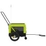 Pet Bicycle Trailer Iron Oxford Cloth Green Black by , pet strollers - Ref: Foro24-93934, Price: 87,33 €, Discount: %