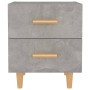 Mesita de noche gris hormigón 40x35x47,5 cm de vidaXL, Mesitas de noche - Ref: Foro24-811978, Precio: 48,52 €, Descuento: %