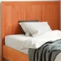 Cabecero de cama madera maciza de pino marrón cera 100 cm de , Cabeceros y pies de cama - Ref: Foro24-844238, Precio: 41,58 €...