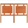 Wax brown solid pine wood bed headboard 135 cm by , Headboards and footboards - Ref: Foro24-844210, Price: 45,98 €, Discount: %