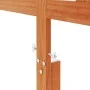 Bettkopfteil aus massivem Kiefernholz in Wachsbraun, 135 cm von , Kopf- und Fußteile - Ref: Foro24-844210, Preis: 45,99 €, Ra...
