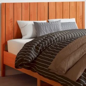 Bettkopfteil aus massivem Kiefernholz in Wachsbraun, 135 cm von , Kopf- und Fußteile - Ref: Foro24-844343, Preis: 49,96 €, Ra...