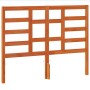 Wax brown solid pine wood bed headboard 135 cm by , Headboards and footboards - Ref: Foro24-844250, Price: 40,51 €, Discount: %