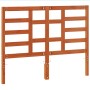 Wax brown solid pine wood bed headboard 135 cm by , Headboards and footboards - Ref: Foro24-844250, Price: 40,51 €, Discount: %