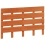 Cabecero de cama madera maciza de pino marrón cera 135 cm de , Cabeceros y pies de cama - Ref: Foro24-844451, Precio: 43,40 €...