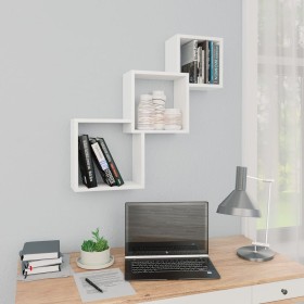 Würfelförmiges Wandregal aus Sperrholz, 68 x 15 x 68 cm von , Regale und Regale - Ref: Foro24-800270, Preis: 26,54 €, Rabatt: %