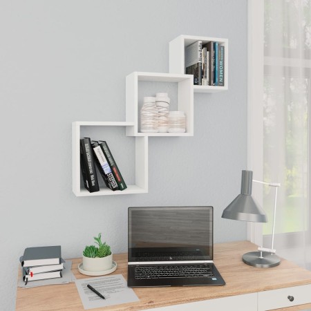 Estante de pared de cubo de madera contrachapada 68x15x68 cm de , Estantes y estanterías - Ref: Foro24-800270, Precio: 27,32 €