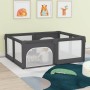 Baby-Laufstall mit 2 Türen aus dunkelgrauem Oxford-Stoff von , Baby-Laufgitter - Ref: Foro24-10308, Preis: 109,87 €, Rabatt: %