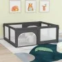 Parque para bebés con 2 puertas tela Oxford gris oscuro de , Parques para bebés - Ref: Foro24-10308, Precio: 107,58 €, Descue...