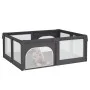 Parque para bebés con 2 puertas tela Oxford gris oscuro de , Parques para bebés - Ref: Foro24-10308, Precio: 107,58 €, Descue...
