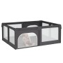 Parque para bebés con 2 puertas tela Oxford gris oscuro de , Parques para bebés - Ref: Foro24-10308, Precio: 109,87 €, Descue...