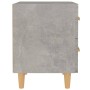 Mesita de noche gris hormigón 40x35x47,5 cm de vidaXL, Mesitas de noche - Ref: Foro24-811978, Precio: 48,52 €, Descuento: %