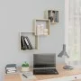 Oak plywood cube wall shelf 68x15x68cm by , Shelves and shelves - Ref: Foro24-800273, Price: 29,62 €, Discount: %