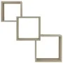 Oak plywood cube wall shelf 68x15x68cm by , Shelves and shelves - Ref: Foro24-800273, Price: 29,62 €, Discount: %