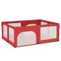 Parque para bebés con 2 puertas tela Oxford rojo de , Parques para bebés - Ref: Foro24-10310, Precio: 109,66 €, Descuento: %