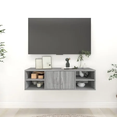 Wandregal Sperrholz grau 102x30x29 cm von , Regale und Regale - Ref: Foro24-826364, Preis: 52,37 €, Rabatt: %