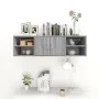 Wandregal Sperrholz grau 102x30x29 cm von , Regale und Regale - Ref: Foro24-826364, Preis: 52,37 €, Rabatt: %