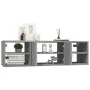 Wandregal Sperrholz grau 102x30x29 cm von , Regale und Regale - Ref: Foro24-826364, Preis: 52,37 €, Rabatt: %