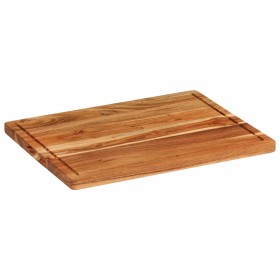 Tabla de cortar madera maciza de acacia 50x38x2,5 cm