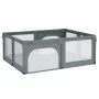 Parque para bebés con 2 puertas tela Oxford gris claro de , Parques para bebés - Ref: Foro24-10307, Precio: 109,99 €, Descuen...