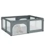 Parque para bebés con 2 puertas tela Oxford gris claro de , Parques para bebés - Ref: Foro24-10307, Precio: 109,99 €, Descuen...
