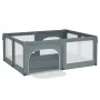 Parque para bebés con 2 puertas tela Oxford gris claro de , Parques para bebés - Ref: Foro24-10307, Precio: 109,99 €, Descuen...