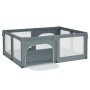 Parque para bebés con 2 puertas tela Oxford gris claro de , Parques para bebés - Ref: Foro24-10307, Precio: 111,90 €, Descuen...
