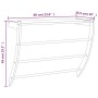 Toallero de madera maciza nogal 60x25,5x49 cm de , Toalleros - Ref: Foro24-350374, Precio: 44,62 €, Descuento: %