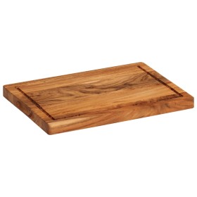 Tabla de cortar madera maciza de acacia 35x25x2,5 cm