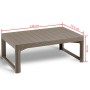 Keter Lyon garden table cappuccino color by , Garden tables - Ref: Foro24-420015, Price: 113,67 €, Discount: %