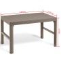 Keter Lyon garden table cappuccino color by , Garden tables - Ref: Foro24-420015, Price: 113,67 €, Discount: %